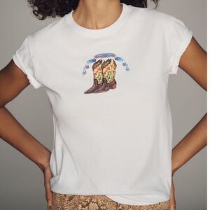 Damson Madder Cowboy Boot
Shrunken Tee